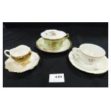 Cups with Saucers - 3 count