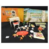 Barbie Furniture and Scenic Backgrounds
