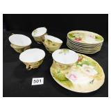 Lofton Cups and Snack plates - set of 8