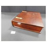 Wooden Bombay Book look Box