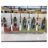 Knox Oil Oklahoma Blue Eagle Indian glasses