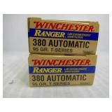 Winchester Ranger 380 Auto 95 Gr. Ammo,