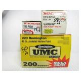 223 Rem Ammo, partial boxes,