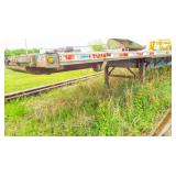 FlatBed trailer Split Axle w/ Wood & Aluminum Floo