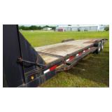Maxey 30" FlatBed Gooseneck TILT Trailer