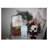 Wreaths; Wooden Reindeer; Tree stand; Décor