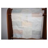 Baby Quilt Top-Machine stitched