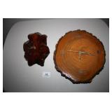 Wooden Tree Slice Clocks