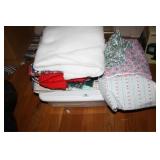 Plastic Tote with Fabric