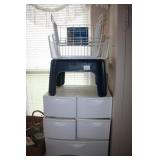 Plastic Storage Drawers; Shelf Baskets; Step