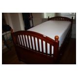 Twin Size Bed with under-storage