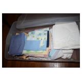 Plastic Tote with Sheet Sets