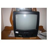 Emerson TV with VHS Tape Deck and remote