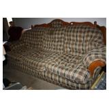 Plaid Soft with Wood accents