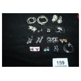 15 Piars of earrings and 1 pendant