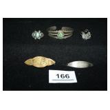 Turquoise Type Bracelet and rings; Plaque Pieces