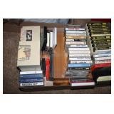 Cassette Tapes 50+ tapes and tape holders