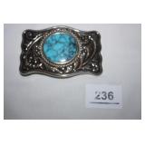 Tourquoise Style Belt Buckle