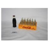 Miniature Coca Cola Bottle Holder; 24 Plastic Bott