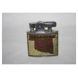 Oklahoma Lighter with State Bird and Flower on