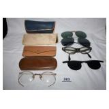 Sunglasses; Cat Eye Glasses; Glasses Cases