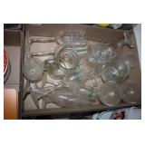 Glass Cups and wine glasses, glass juicer