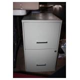 File Cabinet - 2 drawer metal