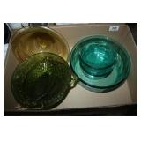 Ptterned glassware - different colors