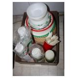 Christmas Disposable Dishes