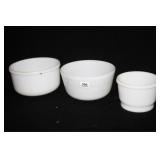 White Bowls (3) Different sizes