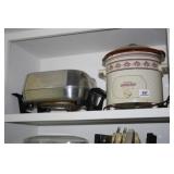 Electric Skillet with lid; Rival Crock Pot-Round
