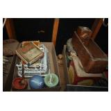 Malted Milk Can; Pipe; Metal Cans; Wooden Drawer