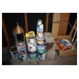 Paint and CinderBlocks;Weedeater Lines