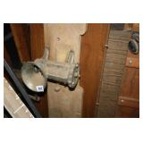 Grinder attatched to wooden board "Enterprise"