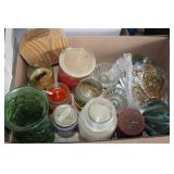 Candle and vase with Brass Doorknocker