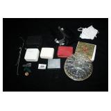 Jewelry Box odds and ends; Empty Boxes