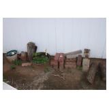 Garden Stones; Cinder Blocks; Pots