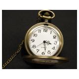 Quartz Pocket Watch; w/Watch Chain; Extra Chain Pi