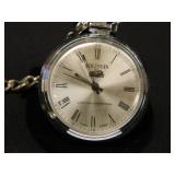 Woldman Pocket Watch w/Lifetime Mainspring; w/Chai