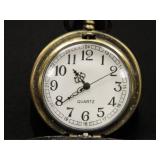 Quartz Pocket Watch w/Southwest Design;