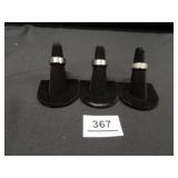 Tungsten Rings (2); Stainless Steel (1);  Size 5;