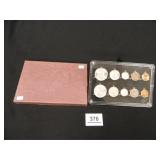 1958 Mint Set; Half Dollar, Quarter, Dime, Nickel,