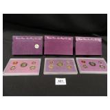 1988, 1989, & 1990 U.S. Proof Sets; San