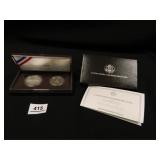 1989 U.S. Congressional Coins; Silver Dollar-90% S