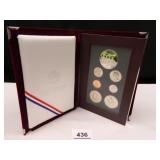 1996 U.S. Prestige Coin Set; Silver Dollar-90% Sil