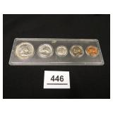 1963 Coin Set; Half & Dime-D Mint; Quarter,Dime &