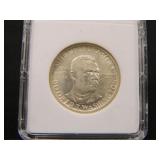 1946 Booker T. Washington Silver Half Dollar; Over