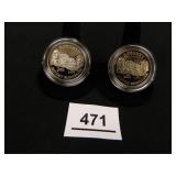 1991-S Mt. Rushmore Golden Anniv. Silver Half Doll