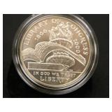 2000-P Library of Congress Silver Dollar; 1800-200