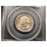 1949 Washington Quarter; PCGS MS65;